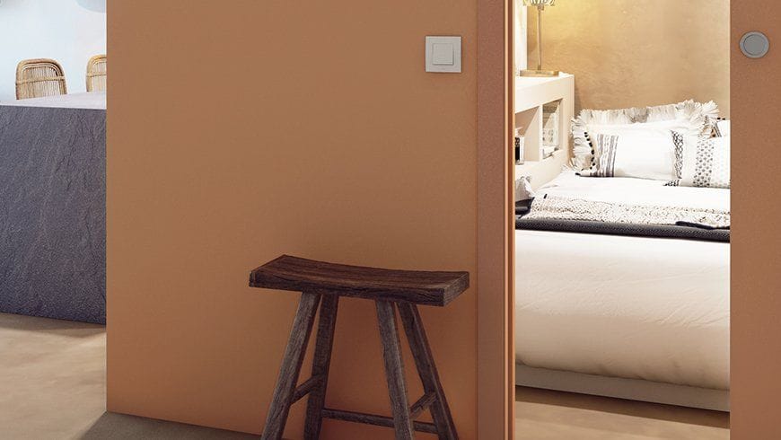 Un salon avec chambre