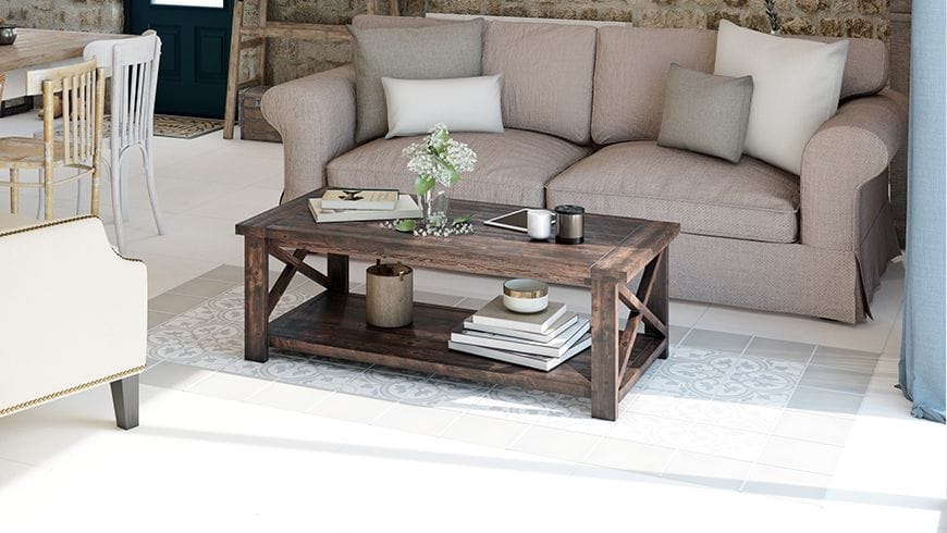 Un salon campagne chic