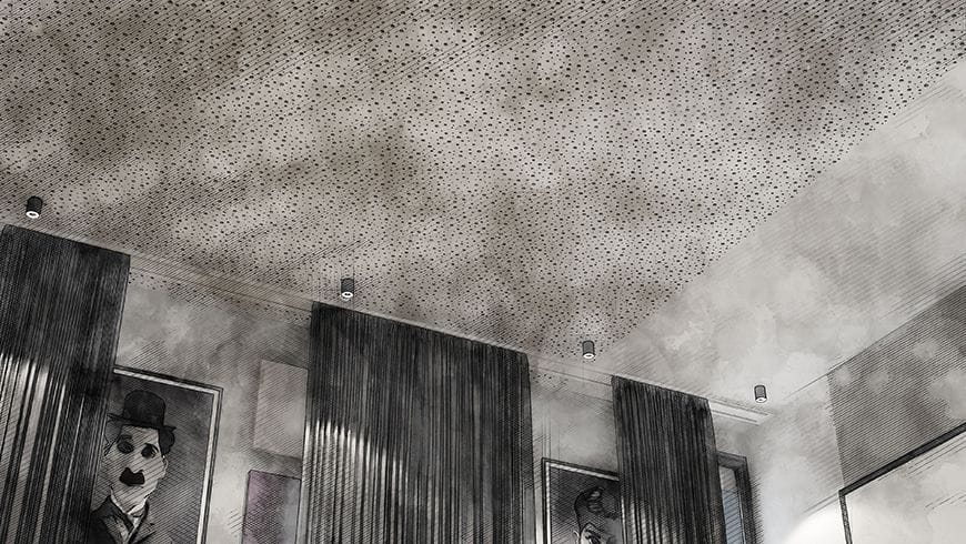 Un salon design home cinéma