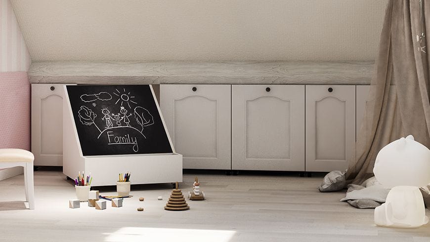 Une chambre et salle de jeu pour fille