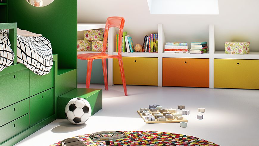 Une chambre de garçon