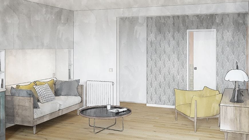 Agencement appartement 45 m²