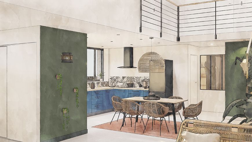 Un agrandissement de maison