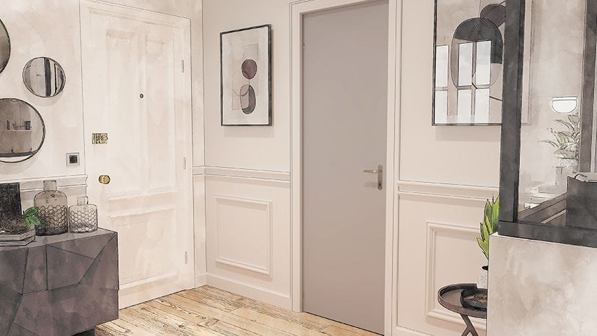 Aménagement d'un appartement en longueur