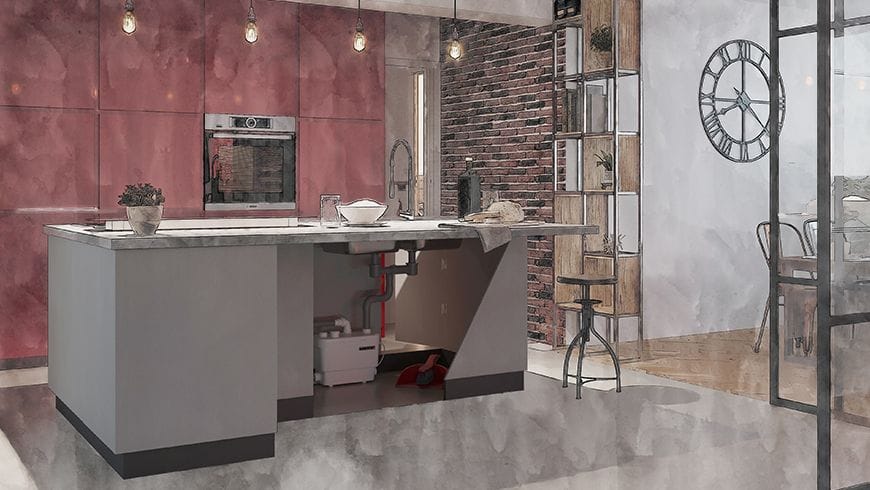 Aménagement de 2 appartements réunis, vue après