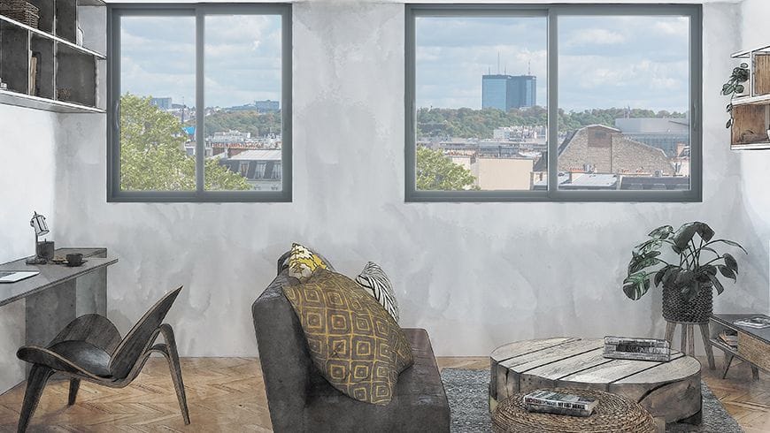 Aménagement de 2 appartements réunis