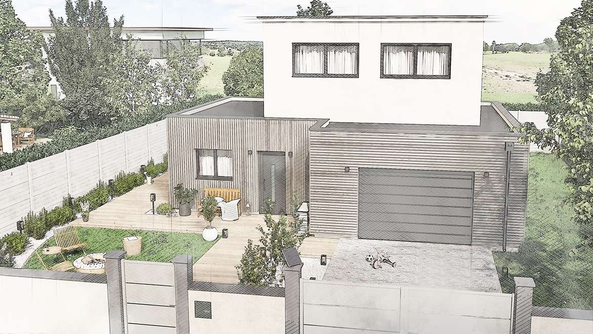 Création de clôture et aménagement extérieur, vue générale