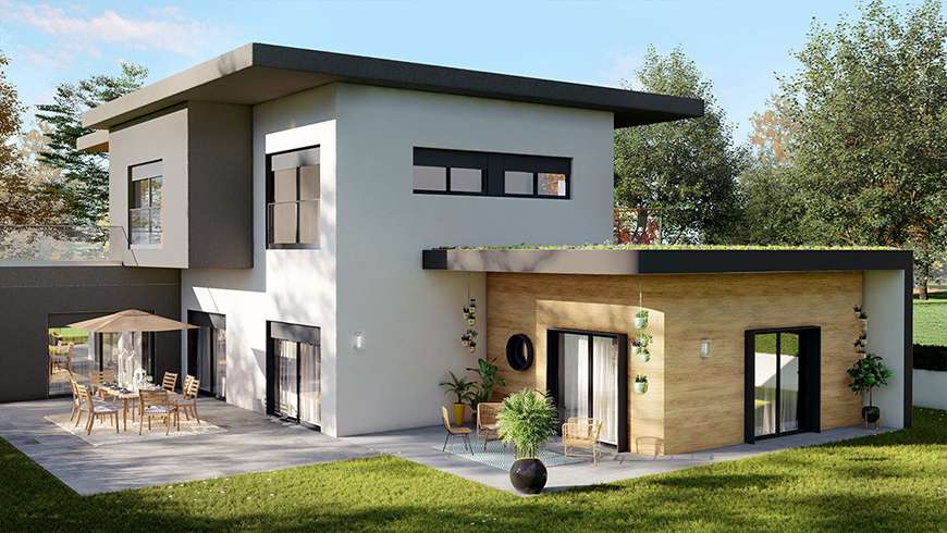 Extension de 25 m², vue après