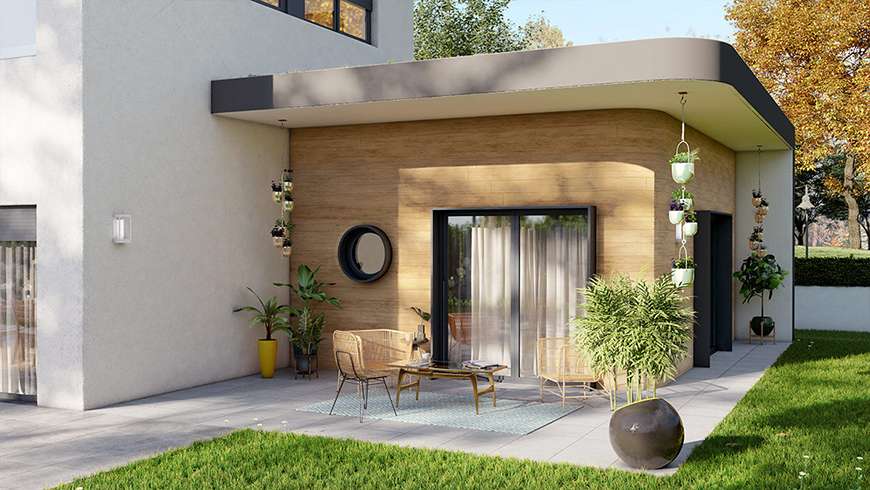 Une extension de 25 m²