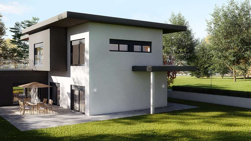 Extension de 25 m², vue avant