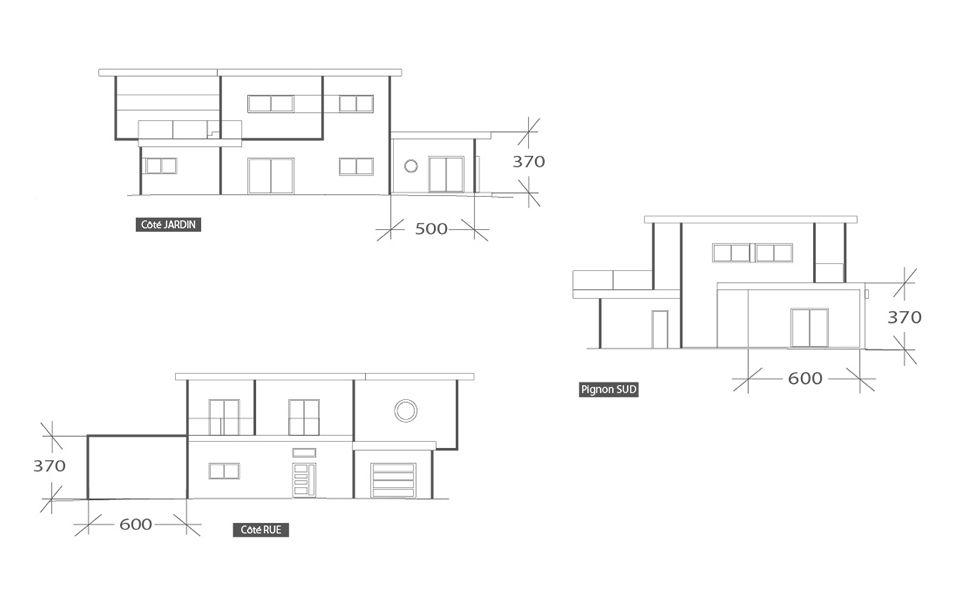 Extension de 25 m², plan