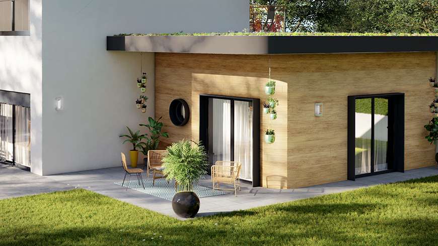 Une extension de 25 m²