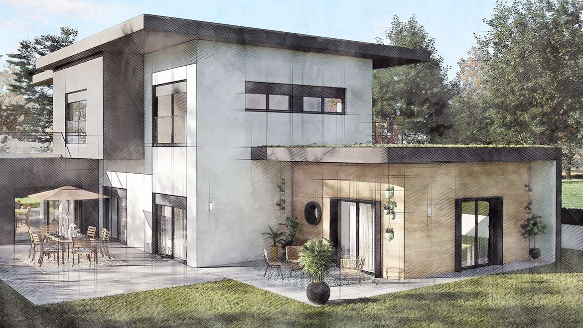 Extension de 25 m², vue générale