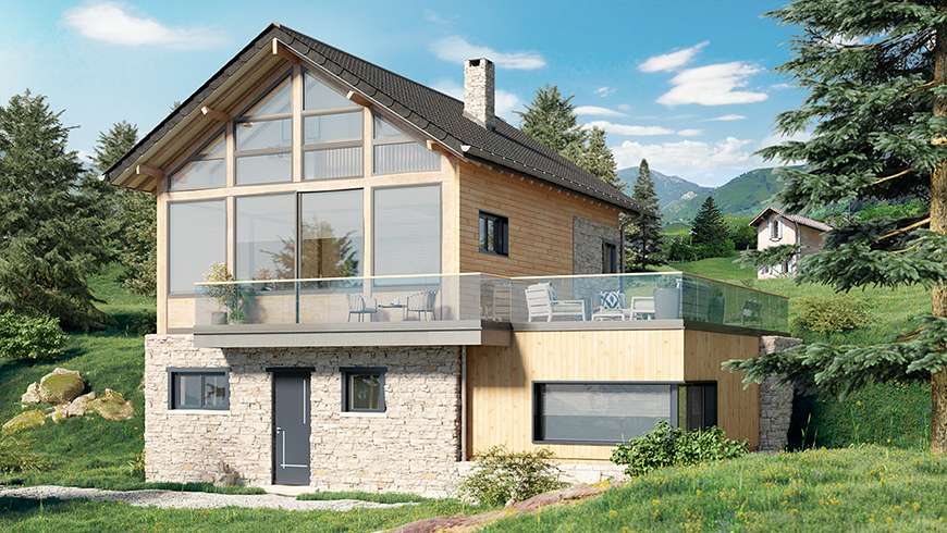 Une extension en bois