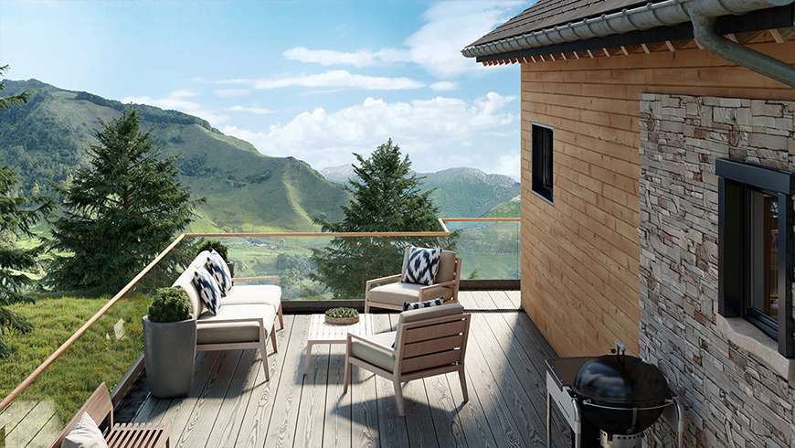 Une extension en bois