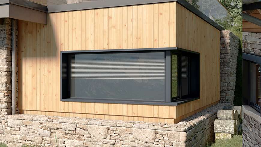 Une extension en bois