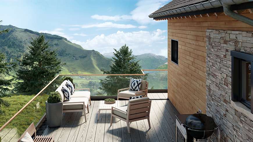 Une extension en bois