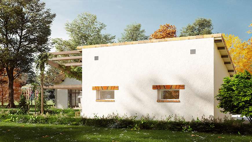 Un garage à la campagne