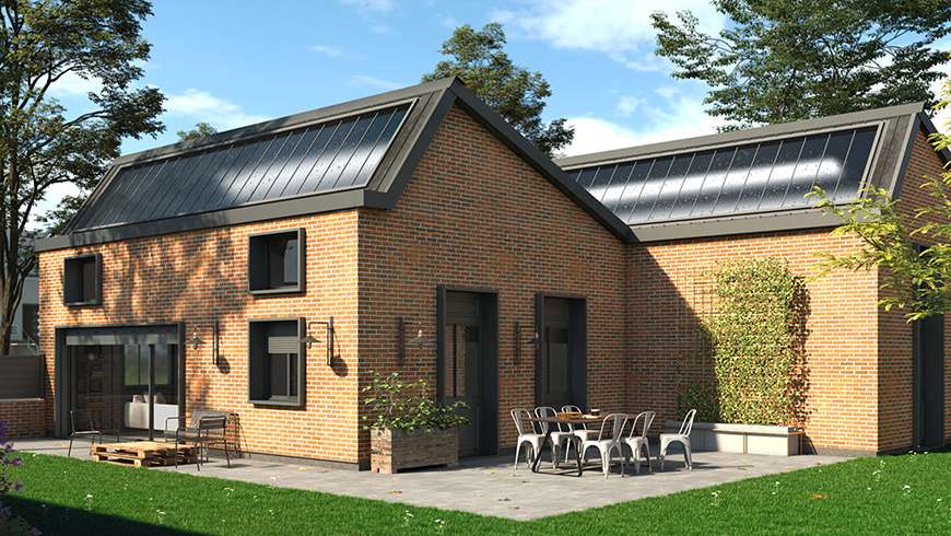 Extension industrielle, vue avant