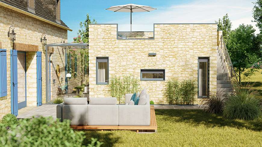 Une extension moderne