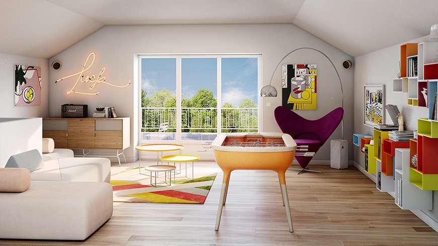 Une surélévation de maison