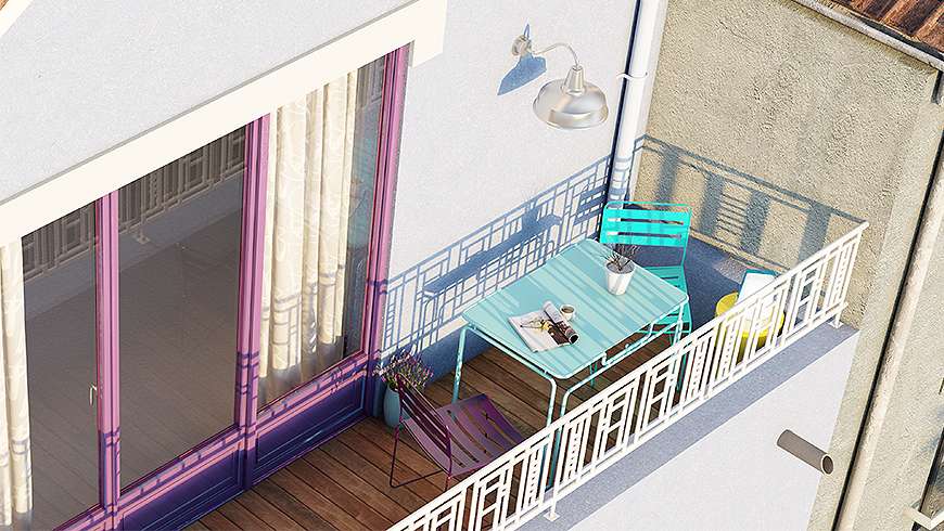 Une surélévation de maison