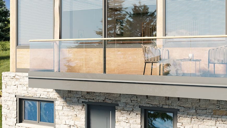 Une façade de chalet alpin