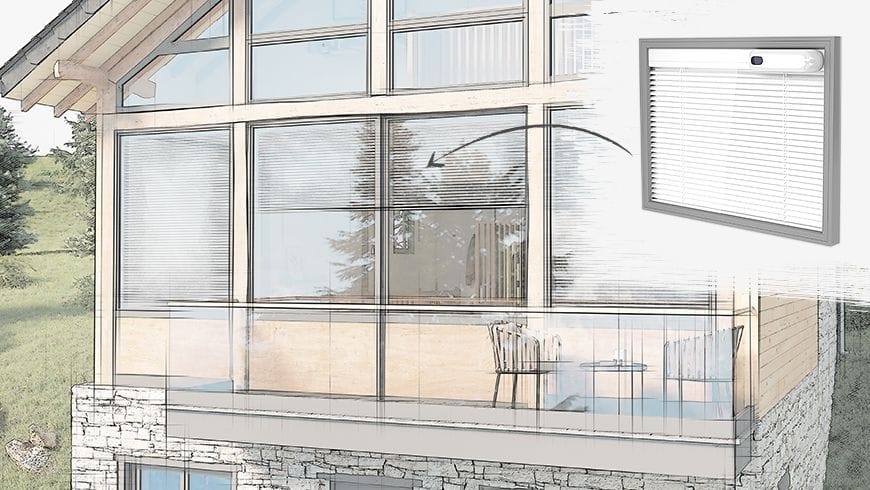 Une façade de chalet alpin