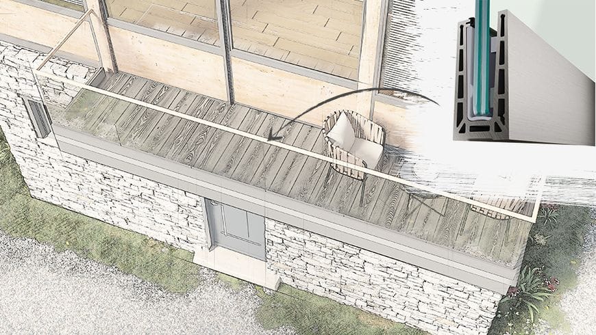 Une façade de chalet alpin