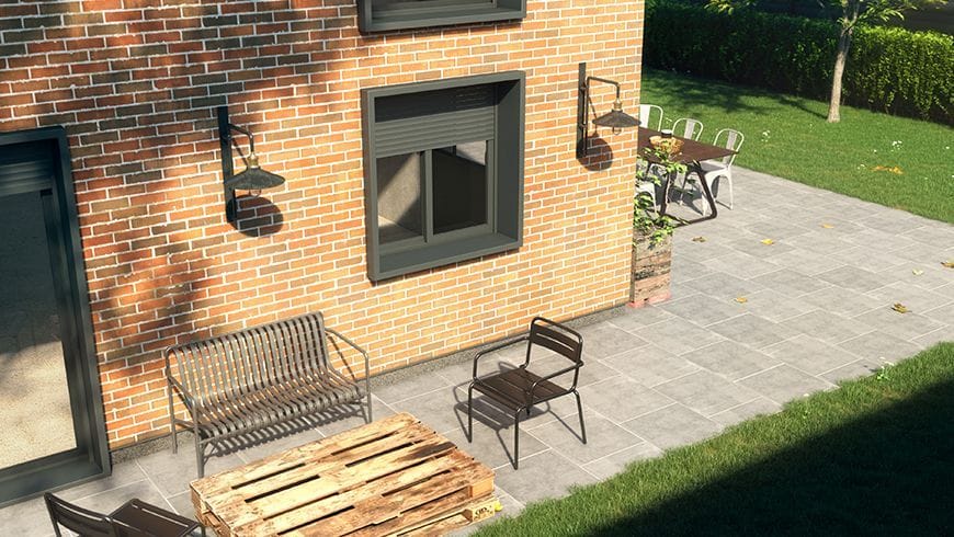 Une façade industrielle