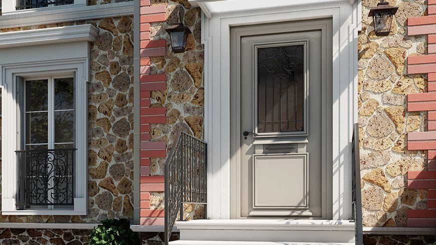 Une façade en meulière