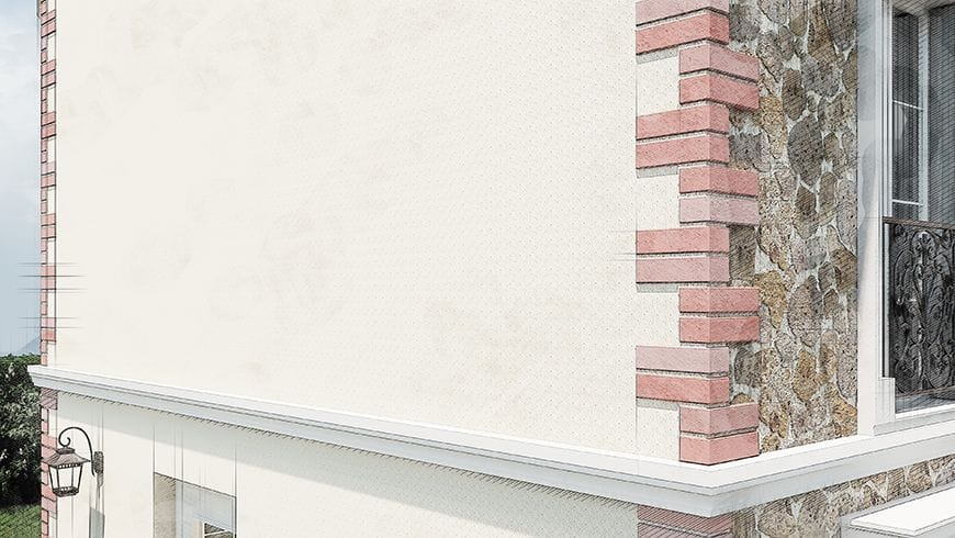 Une façade en meulière