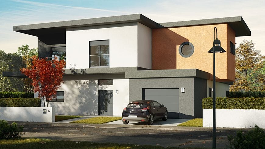 Une façade moderne design