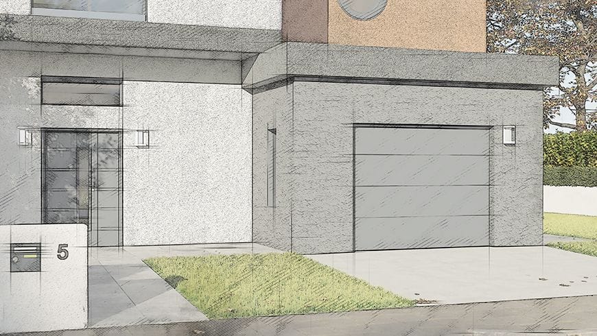 Une façade moderne design