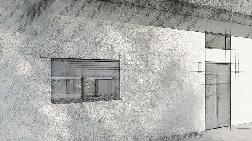 Une façade moderne design