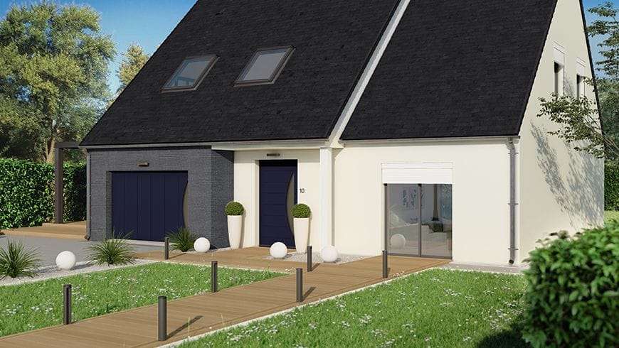 Une façade moderne et unique