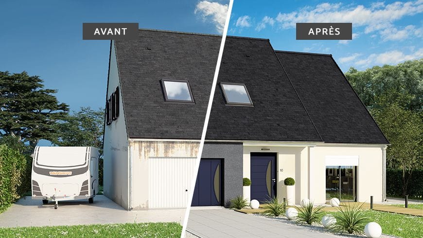 Une façade moderne et unique