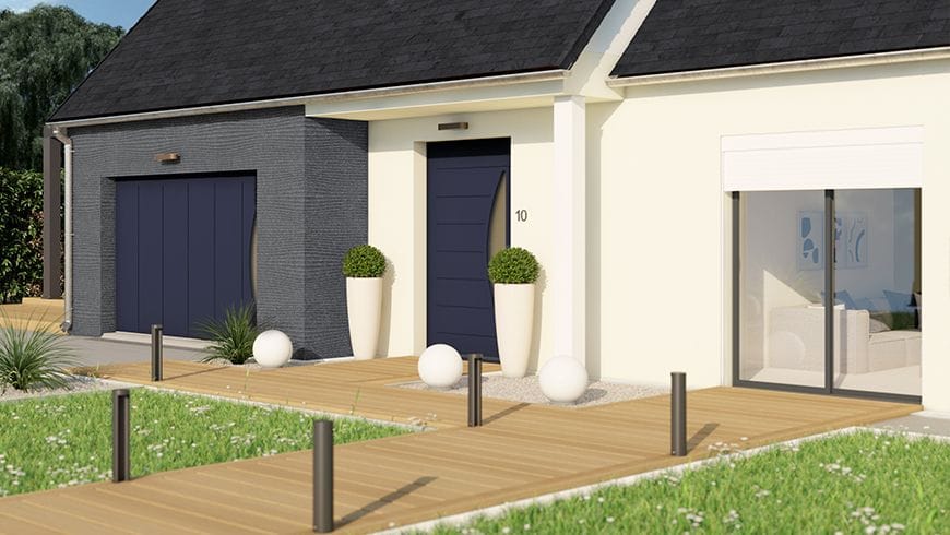 Une façade moderne et unique