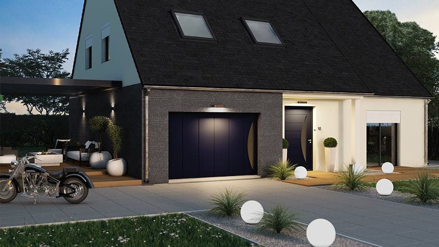 Une façade moderne et unique