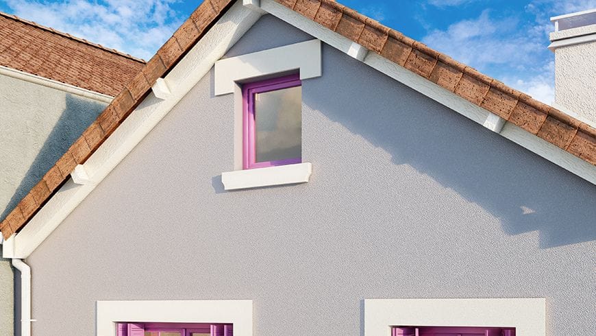 Une façade de maison des années 30