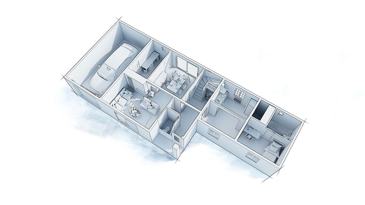 Maison pour bien vieillir chez soi, vue générale avant