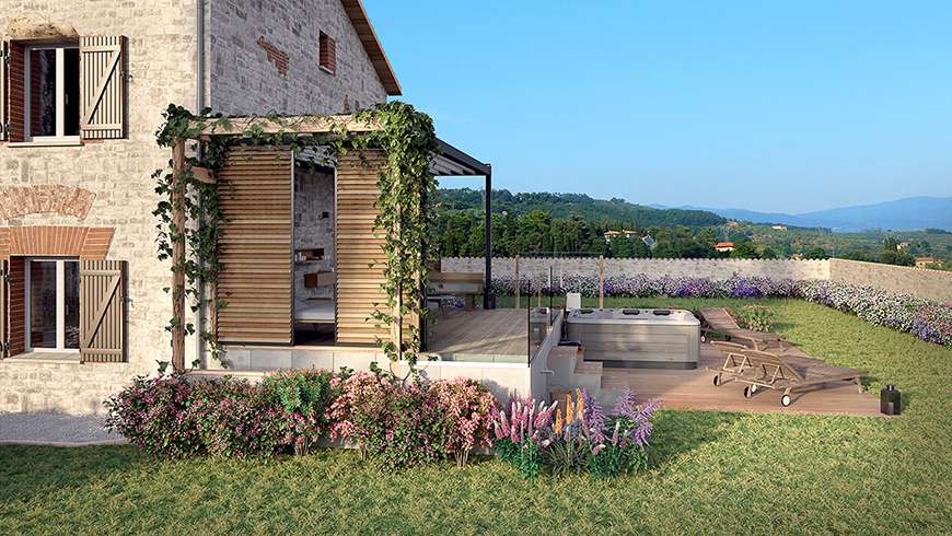 Un spa à la campagne