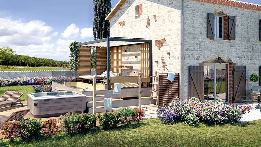 Un spa à la campagne