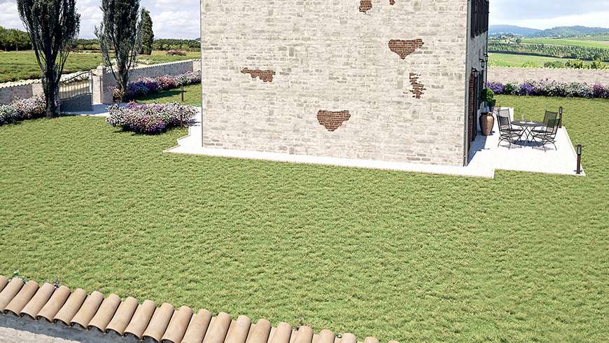 Spa à la campagne, vue avant