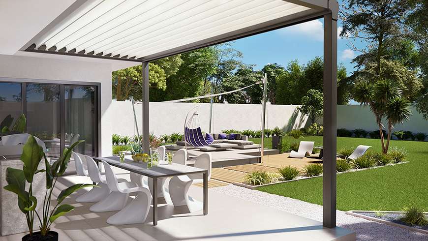Une terrasse design