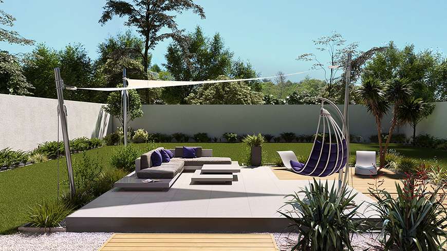 Une terrasse design