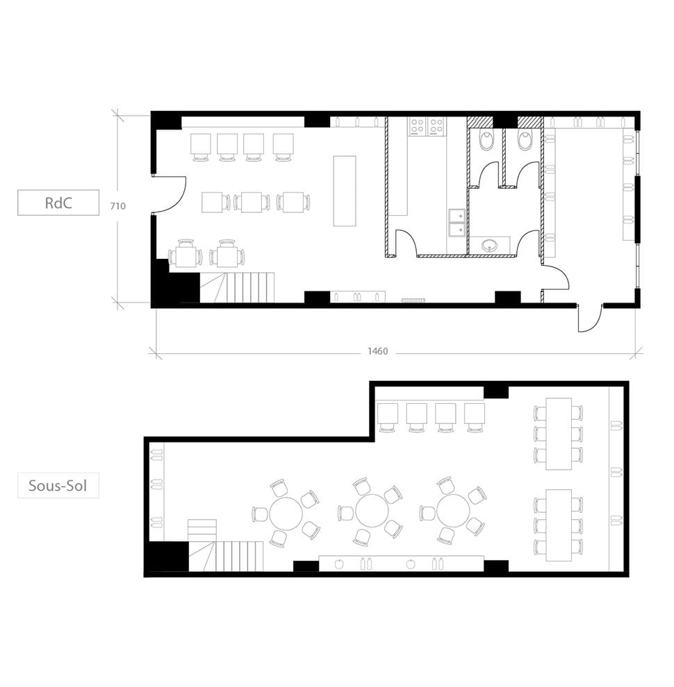 Transformer un local commercial en habitation, plan avant