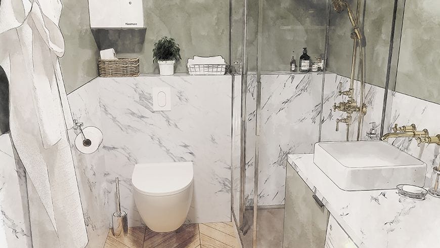 Un appartement sous les toits