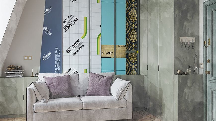 Un appartement sous les toits