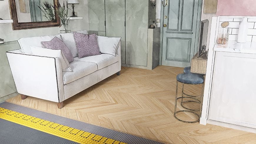 Un appartement sous les toits